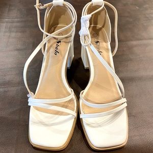 NWT- White Heels NEVER WORN